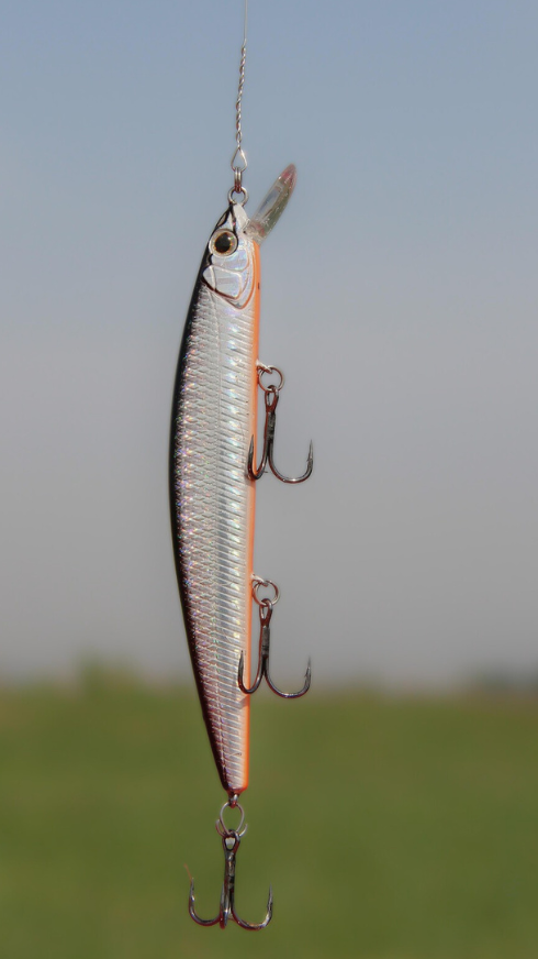 Einzelköder Multihaken Grau